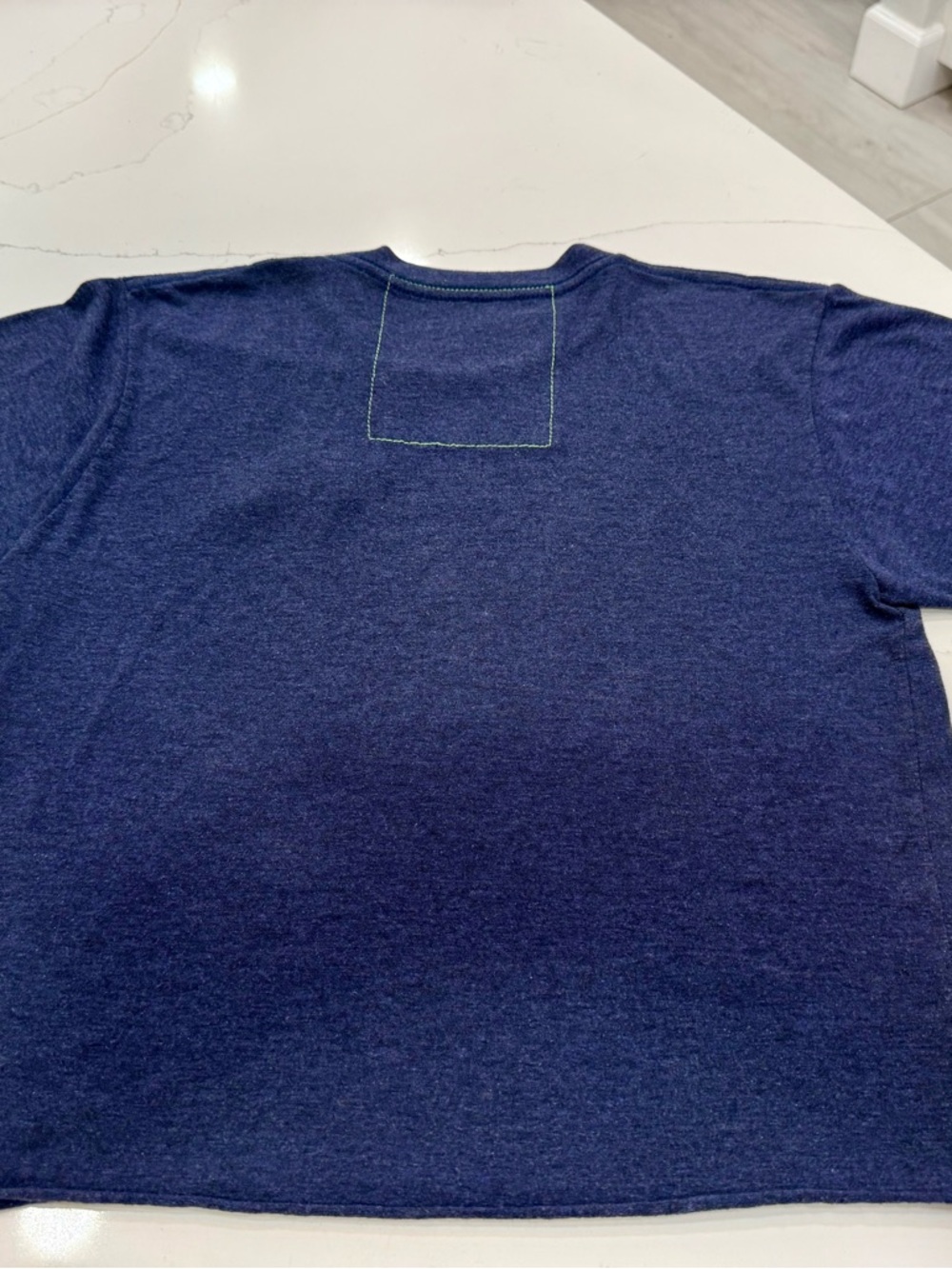 Aviator Nation Rainbow Patch Boyfriend Tee, Size Small, Navy, Used - Picture 2 of 5